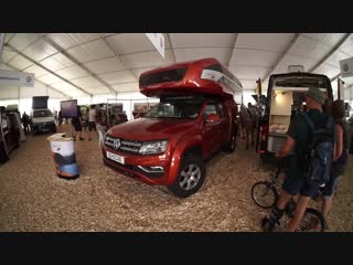 Автодом на колесах luxurious 4x4 pick up trailer from germany