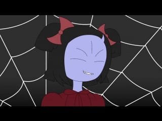 Frisk vs muffet (undertale animation)