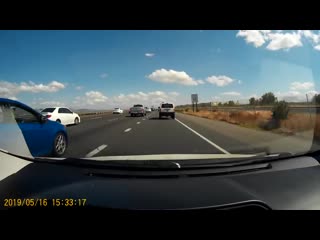 Video of my dashcam without sound as an f 16 pilot ejects