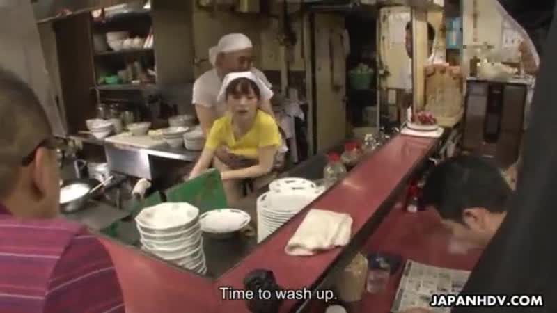 Fucking the cook in the back of the