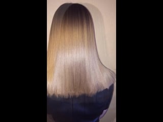 Кератиновое разглаживание с brazilian blowout