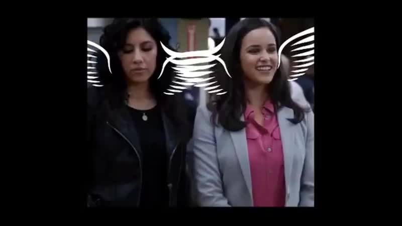 Rosa diaz (stephanie beatriz) / amy santiago (melissa fumero) / brooklyn 99 / brooklyn nine nine / edit