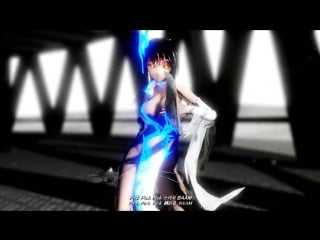 3d mmd kangxi empress shows off her pussy titties in baam