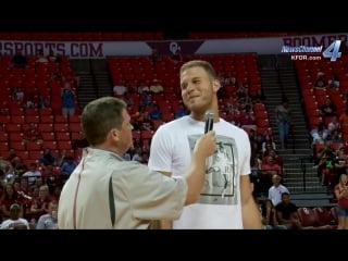 The recruiting efforts for blake griffin to come to #okc are in motion #sooners #thunderup