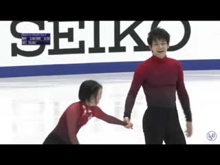 Ryuichi kihara riku miura nhk trophy 2019 sp