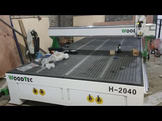 Woodtec h2040 на производстве г тамбов запускается в работу инженерами компаниии