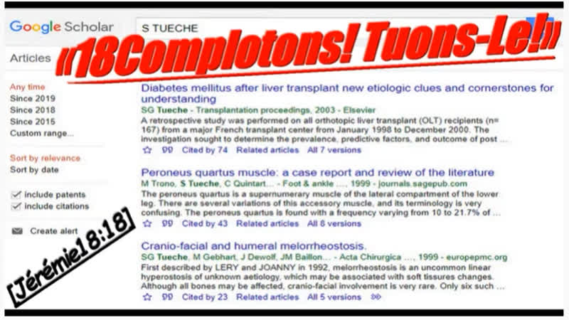 Gilets jaunes tirs policiers satanisme emanuel macron covid19 vaccin antéchrist aschkénaz sépharad apocalypse29 dr serge tueche