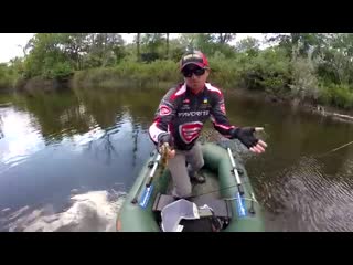 Fishing for pike and perch on small crocks and