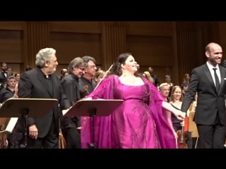 I due foscari domingo, fabiano, meade; heras casado teatro real july 12, 2016 curtain calls