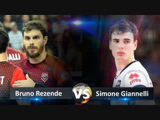 Simone giannelli vs bruno rezende volleyball versus