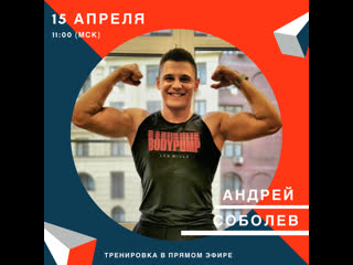 Силовая тренироа с андреем соболевым