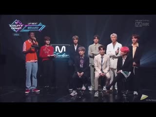 190425 bts interview @ m!countdown