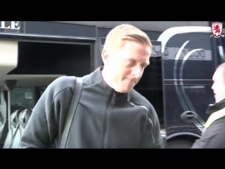 The boro team bus has arrived to the den