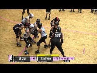 Game 1 st chux derby chix v brandywine roller girls