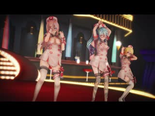 Mmd r 18 [erotic] miku & luka & rin step author 000