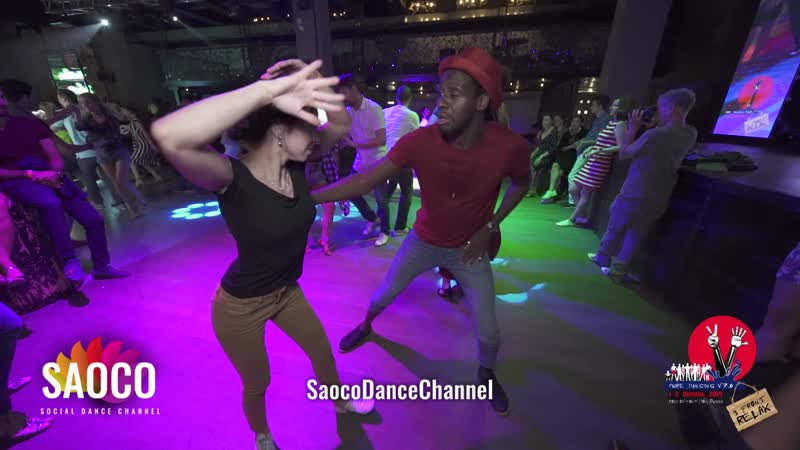 Tamba salsache hissirou &amp; veronika dzhandzhariya salsa dancing @ 3 front relax, pre party in rest &amp; bar saray