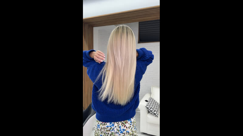 Яркий рельефный блонд