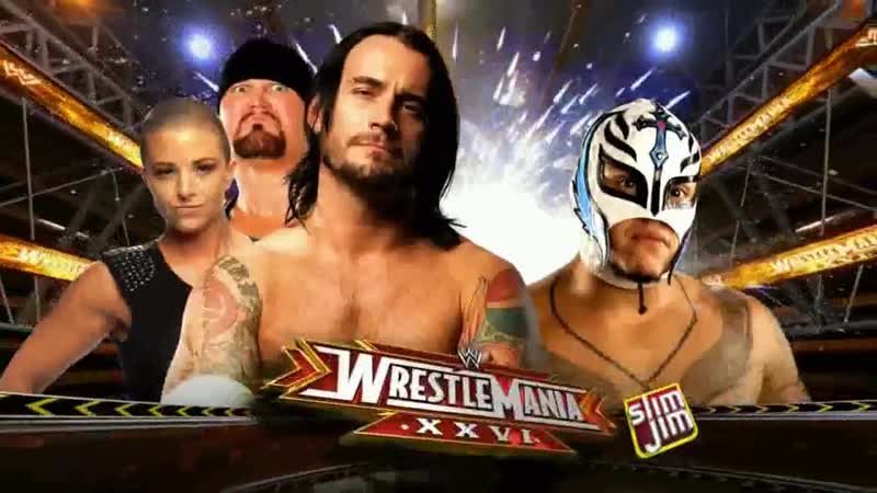 (wwe mania) wrestlemania xxvi cm punk vs rey mysterio