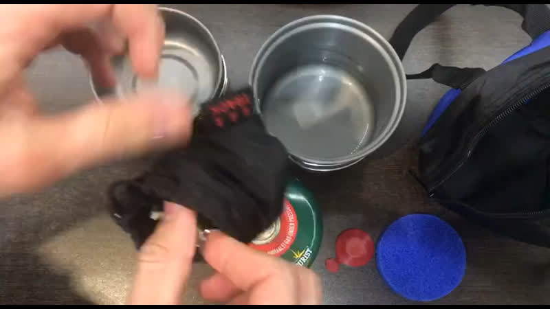 Набор посуды с горелкой от сплав