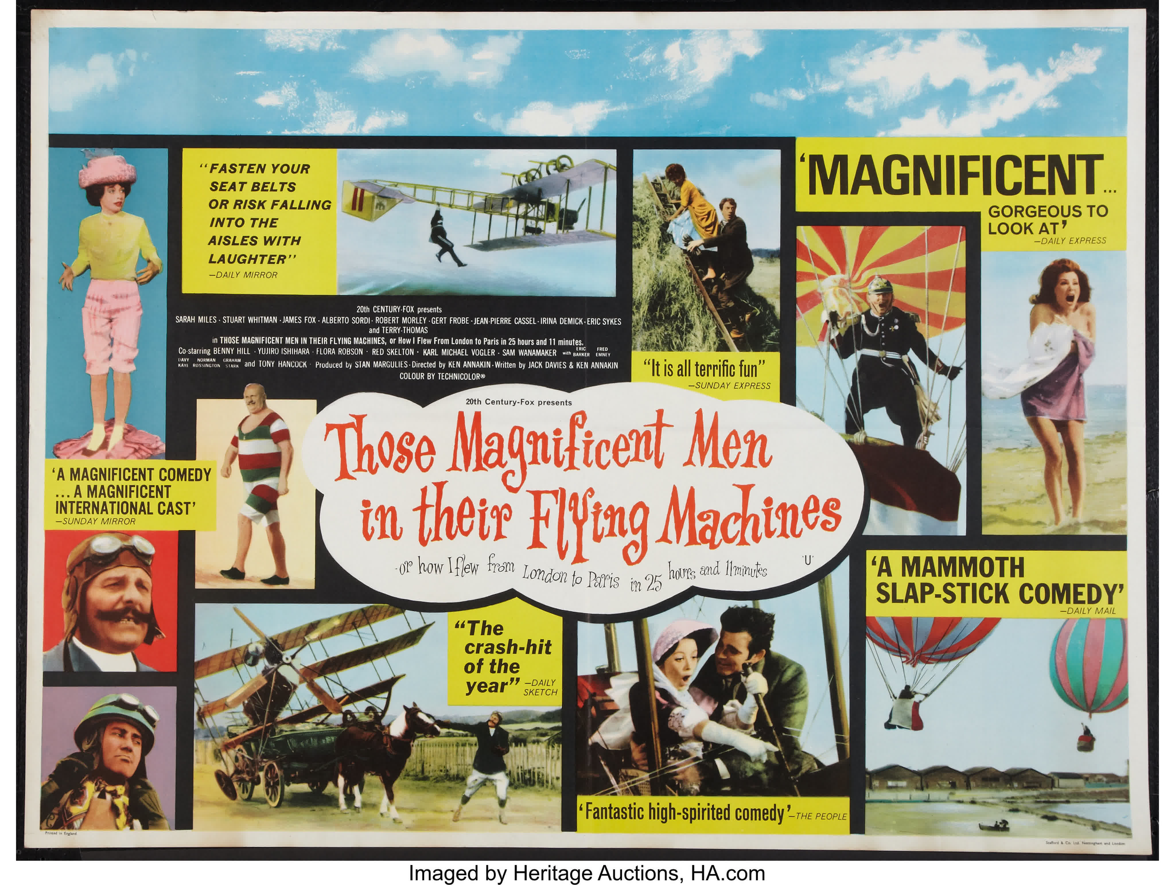 Those magnificent men in their flying machines (1965) stuart whitman, sarah  miles, robert morley, terry thomas watch online