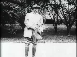 Scenes of theodore roosevelt at sagamore hill, 1912