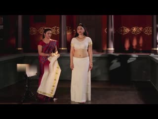 Aunty helping beautiful girl to wear kerala saree how to wear kerala saree(1080p) mp4