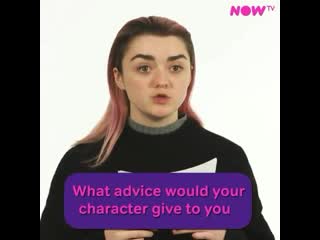 Sophieturner and maisie williams interview for now tv 2