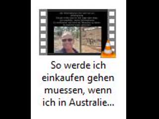 So werde ich einkaufen gehen muessen, wenn ich in australien bleibe!