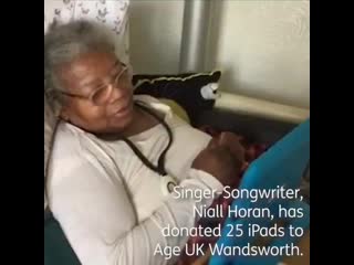 A huge thank you to @niallofficial who donated 25 ipads to @ageukwandsworth to help support their beneficiaries during lockdown