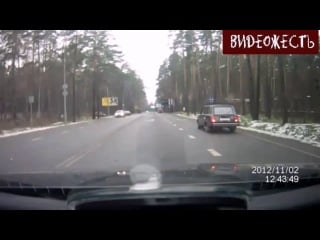 Жесткая автоподстава © видеожесть