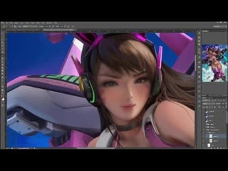 Sakimichan bunny mech nsfw vid process