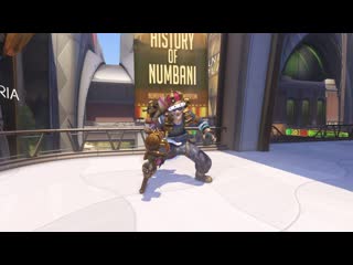 The in game interaction between hanzo and junkrat has finally come full circle