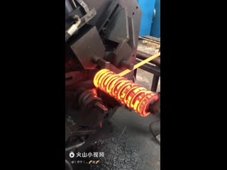 This spring being coiled