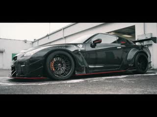 Black knight gt r r35 to baby blue x armytrix exhaust ⁄ liberty walk ⁄ accuair s