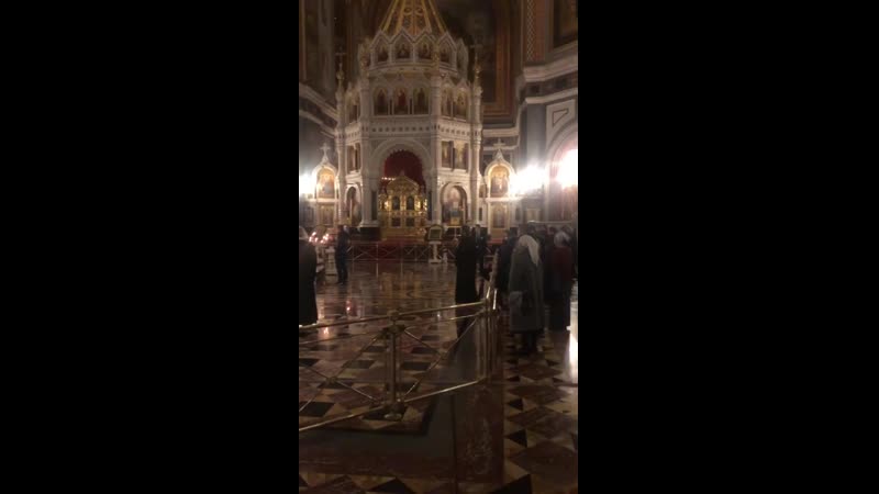 Отпевание смирнова в храме христа спасителя