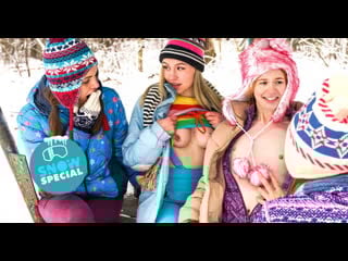 Aliska dark, lisa nixon, sirena milano, funky town snow bunnies 2