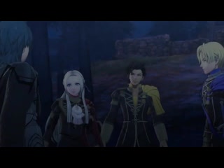 Fire emblem three houses new video main hero (beret) and heroine (beres) [nintendo switch]