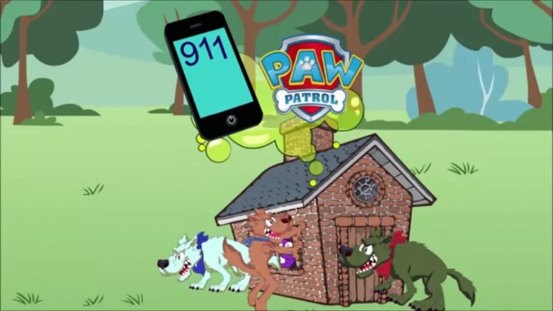 Пиздячий патруль и другие приключения райдера новые серии щенячий патруль свинячий патруль и три поросенка гочик готов ебать кот