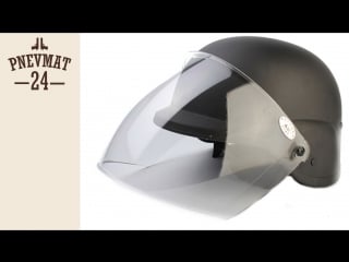 Каска m88 пластик с забралом из pc black