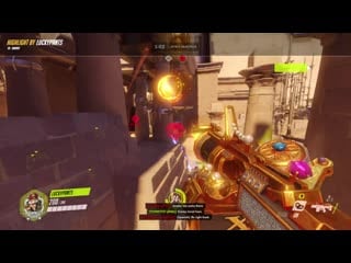 I booped sombra into the air and lined her up for the perfect airshot