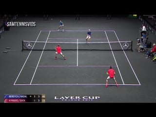 Nadal⁄berdych vs kyrgios⁄sock laver cup 2017 (highlights hd)