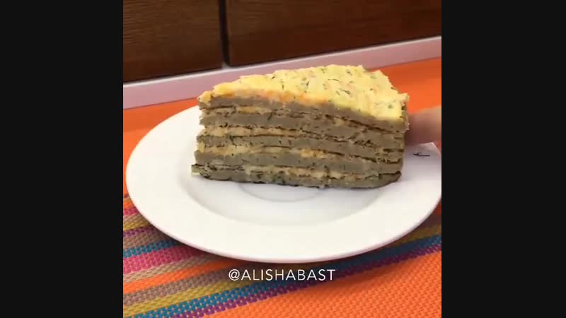 Печеночный тортик