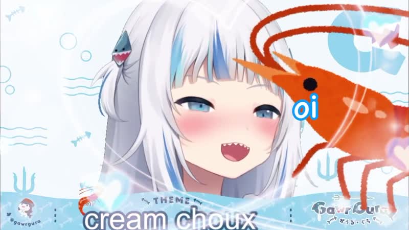 [zell ch ] cute gura melts thousands of shrimps hearts