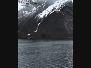 Swinging above the fjords🇳🇴 tag someone you would swing with! #norge photo by @yolandaedwards