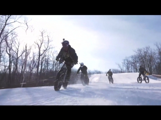 Mountain creek bikes on snow winter 2016