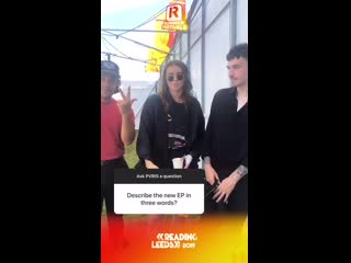 Pvris at reading/leeds fest answering fans questions rocksound great britain 24/08/2019