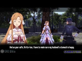 Asuna date scene pv sword art online alicization lycoris ¦ sao wikia translation