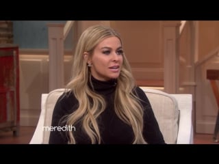 Someone got handsy with carmen electra on ex isle the meredith vieira show