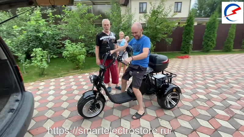 Электроскутер trike #skyboard #br80 60v20ah 3000w 2021🔥 #smartelectrostore