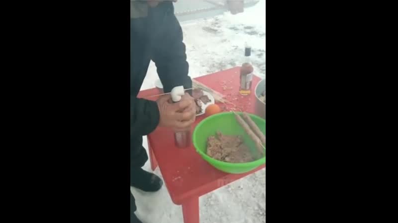 Формируем люля кебаб